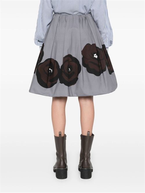 Midi skirt with print MIU MIU | MG230515W3F03ZY